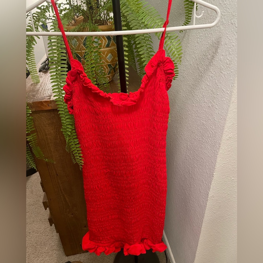 Lovers + Friends / Monaco Dress in Crimson Red Size Small